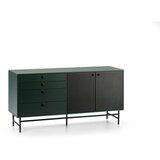 Teulat Črno-zelena komoda Punto, širina 150 cm Cene