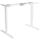 ERGO Electric Sit-Stand Desk Frame, Dual Motor, White