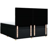 vidaXL Krevet s oprugama i madracem crni 200x200 cm od tkanine | shoptok.hr