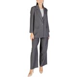 Only Suknjiči ONLHATTIE-LANA L/S OVERS MEL BLAZER TLR 15318088 Siva | Shoptok.si