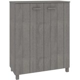 Ormarić za cipele HAMAR svjetlosivi 85x40x108 cm od borovine | shoptok.hr
