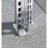 eurokraft pro Sestavljiv regal s policami, moder / pocinkan, višina regala 2000 mm, širina police 965 mm, osnovni regal, globina police 350 mm | Shoptok.si