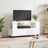 vidaXL TV omarica bela 102x34,5x43 cm inženirski les Cene
