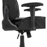 XORA GAMING STOL tekstil črna | Shoptok.si