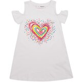 Desigual Kratke obleke VEST_BLOOM Bela | Shoptok.si
