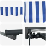  Okvir tende Plava i bijela 300 x 250 cm Poliester s PU premazom | shoptok.hr