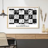 WALLXPERT 4262AHSKANDINSKY-027 Višenamenska Dekorativna Slika u Ram | Eponuda.com