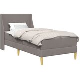  Okvir kreveta s madracem Sivo-smeđa 80x 200 cm Poliester | Eponuda.com