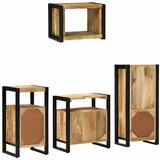  Set namještaja za kupaonicu 4 kom. Smeđa i crna | shoptok.hr