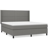 The Living Store Box spring postelja z vzmetnico temno siva 180x200 cm blago - Box Spring Postelja, (21520591) | Shoptok.si