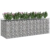  Gabionski uzdignuti krevet 3 pcs Srebrna | shoptok.hr