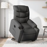 Maison Chic Električni naslanjač - Relax naslanjač s funkcijo vstajanja temno siv, (22061716) | Shoptok.si