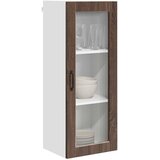  Zidni stakleni ormarić Smeđi hrast 40 x 31 x 100 cm | shoptok.hr