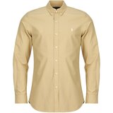 Polo Ralph Lauren Srajce z dolgimi rokavi CHEMISE AJUSTEE SLIM FIT EN POPELINE UNIE Bež Cene