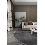 Conceptum Hypnose newyork 3112 anthracite okrugli tepih 120 cm (860BLN3999) Cene