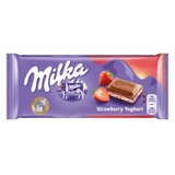 Milka Čokolada sa jagodom, 100 g Cene