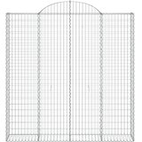  Lučne gabionske košare 7 kom 200x30x200/220cm pocinčano željezo | shoptok.hr