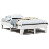 vidaXL Okvir kreveta bez madraca bijeli 135 x 190 cm masivna borovina | shoptok.hr