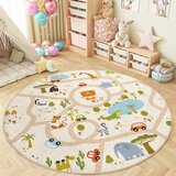 Mila Home Pralna otroška igralna preproga ø120 cm Savana Ride – | Shoptok.si