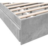  Okvir kreveta s pohranom s ladicama Betonska siva 80 x 200 cm | shoptok.hr