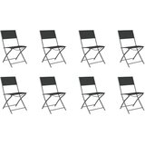  9-dijelni vrtni blagovaonski set sivo-crni | Eponuda.com