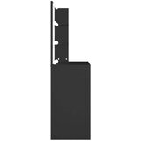  Toaletni stolić s LED svjetlima crni 74 5 x 40 x 141 cm | shoptok.hr