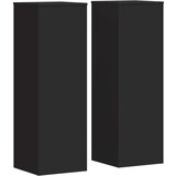 vidaXL Stalci za biljke 2 kom crni 30 x 30 x 100 cm konstruirano drvo | shoptok.hr