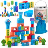 Ricokids Wooden Educational Blocks Set RK-871 - 100 Pieces for Creative Learning, (21740282) | Shoptok.si