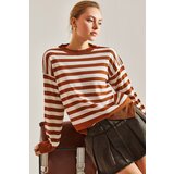 Bianco Lucci Women's Striped Sweater Cene