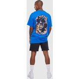 MT Upscale Majica 'Hustle' pesek / kobalt modra / svetlo lila / oranžna / črna | Shoptok.si