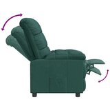  Naslonjač od tkanine tamnozeleni | shoptok.hr