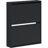  Ormar za cipele na zidu ARNHEM 71 x 17 x 86 cm Crna | shoptok.hr