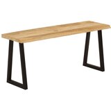  Klupa sa živim rubom 105 cm od masivnog drva manga | shoptok.hr