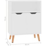  Komoda bijela 60 x 30 x 72 cm od iverice | shoptok.hr