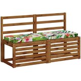  Jastučići za klupe - 2 dijela VUGHT 2 pcs 100% poliester Šareni | shoptok.hr