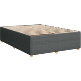 vidaXL Krevet s oprugama i madracem tamnosivi 140x190 cm od tkanine | shoptok.hr