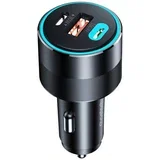 TC0011 130W 2x USB C 1x USB A avtomobilski polnilec (črn)