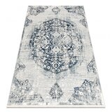 RugsX DISTIN 0820A mornarsko modra / modra / bela moderna preproga - Ornament, vintage, resice 120x170 cm, (21990676) | Shoptok.si