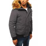 DStreet Dark gray men's winter jacket TX3942 | Shoptok.si