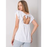 Fashion Hunters OCH BELLA White blouse with a back neckline | shoptok.hr