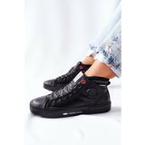 Kesi Women's Sneakers Cross Jeans High Black II2R4021 Cene