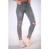Ptakmoda Pocepane farmerke sa visokim strukom | ePonuda.com