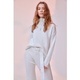 Trendyol Ecru Zippered Knitwear Sweater Cijene