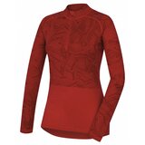Husky Merino thermal underwear Long women's T-shirt with red zipper Cene