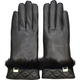 Semiline Woman's Women Leather Antibacterial Gloves P8208