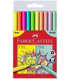 Faber-Castell Grip neon i pastelni flomasteri 5+5kom | shoptok.hr