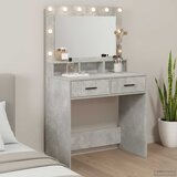  Toaletni stol Betonski sivi 79 x 41 x 135 cm Konstruirano drvo | shoptok.hr