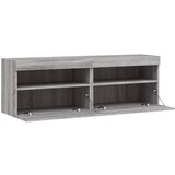  Zidni TV ormarići LED 2 kom siva boja hrasta 60x30x40 cm | shoptok.hr