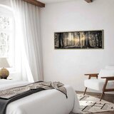  Slika - Forest Sun 150x50 U prirodnom drvenom okviru | shoptok.hr