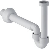 Geberit odvod sifon s vijčanim vezama za umivaonik i bide, horizontalni odvod: D=32mm, G=1 1/4", alpsko bijela | shoptok.hr